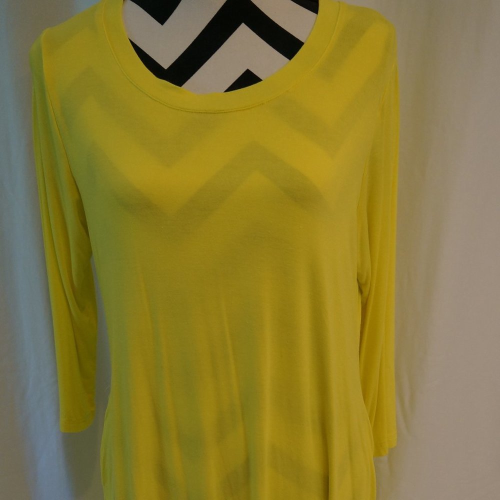 Bright Yellow Midi Dress